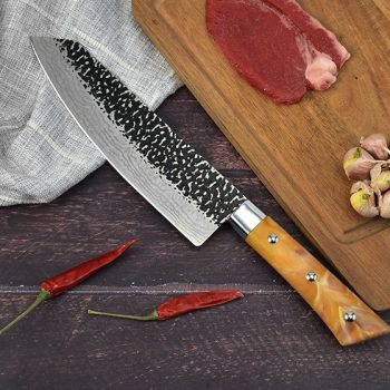Stainless Chef's Knife Marbled Handle