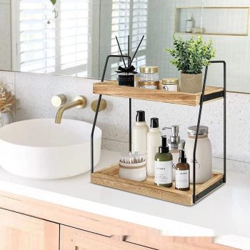 Wooden Kitchen Seasoning Rack Storage Rack
