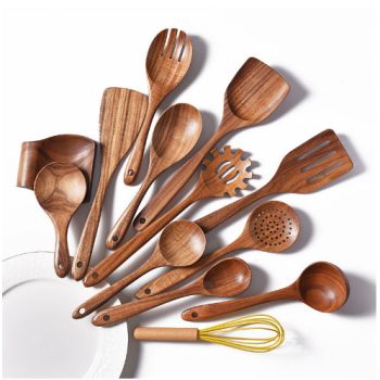 Wooden Spatula Cookware Kitchenware Set